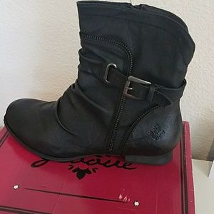 Black Moto Ankle Boot